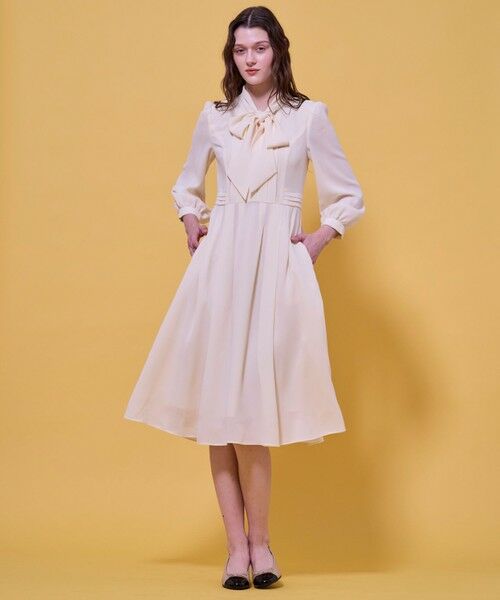 TOCCA / トッカ ロング・マキシ丈ワンピース | 【宮本茉由さん着用】PROMISE RIBBON ROSETTE ドレス | 詳細12