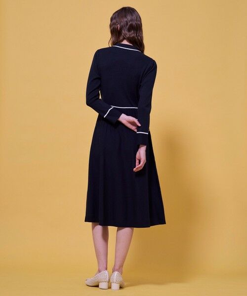 TOCCA / トッカ ミニ丈・ひざ丈ワンピース | BI-COLOR KNIT DRESS ニットドレス | 詳細4