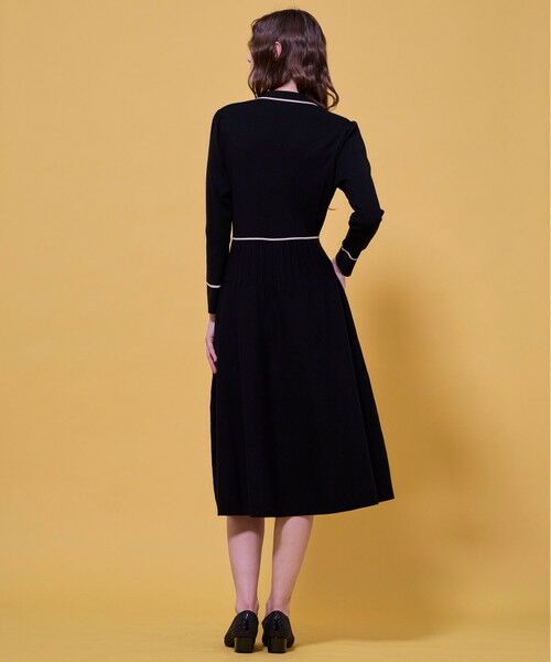 TOCCA / トッカ ミニ丈・ひざ丈ワンピース | BI-COLOR KNIT DRESS ニットドレス | 詳細8
