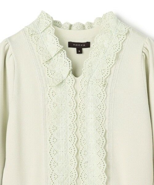 TOCCA / トッカ ミニ丈・ひざ丈ワンピース | LACE ROAD STORY ニットドレス | 詳細8