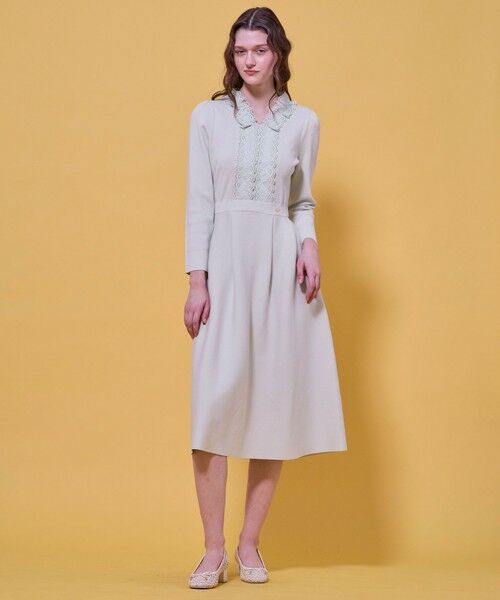 TOCCA / トッカ ミニ丈・ひざ丈ワンピース | LACE ROAD STORY ニットドレス | 詳細2