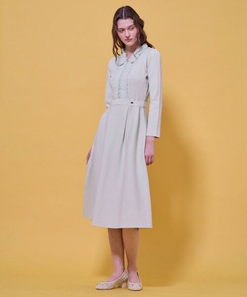 TOCCA / トッカ ミニ丈・ひざ丈ワンピース | LACE ROAD STORY ニットドレス | 詳細3