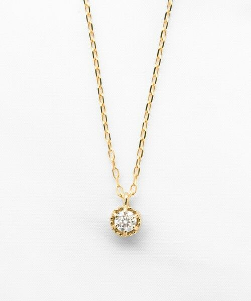 TOCCA / トッカ ネックレス・ペンダント・チョーカー | 【WEB限定】FLORA K10 DIAMOND NECKLACE K10 ダイヤモンド ネックレス（ゴールド系）