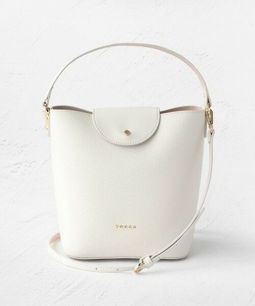 TOCCA / トッカ ハンドバッグ | PETAL SILHOUETTE LEATHER BAG  レザーバッグ | 詳細12
