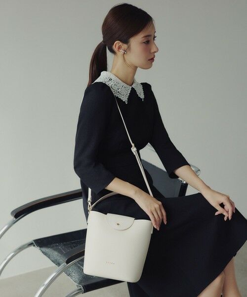 TOCCA / トッカ ハンドバッグ | PETAL SILHOUETTE LEATHER BAG  レザーバッグ | 詳細10