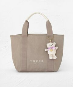 TOCCA / トッカ トートバッグ | 【ぬいぐるみチャーム付き】TOCCA AMICO CANVAS TOTE キャンバストート