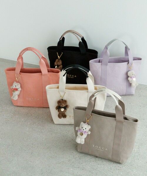 TOCCA / トッカ トートバッグ | 【新チャーム登場・ぬいぐるみチャーム付き】TOCCA AMICO CANVAS TOTE キャンバストート | 詳細10