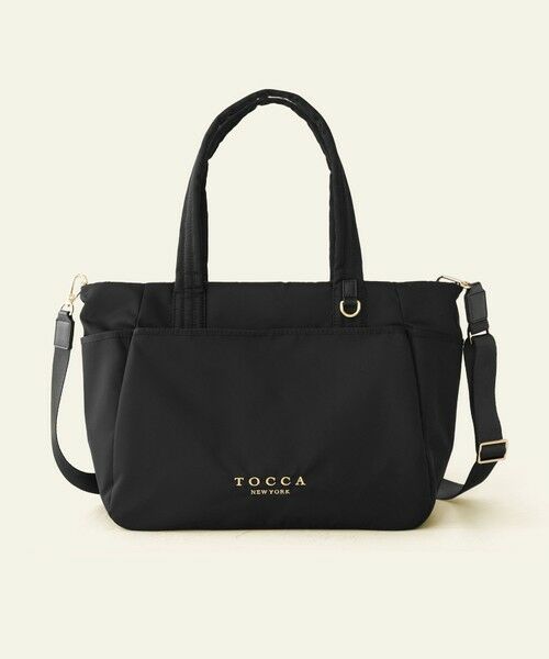 TOCCA / トッカ トートバッグ | 【WEB＆一部店舗限定・環境にやさしい素材】【A4サイズ対応】TRAVERSA MOTHERS TOTE マザーズバッグ（ブラック系）