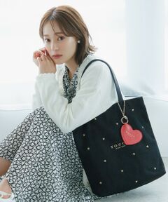 TOCCA / トッカ トートバッグ | 【chayさん着用】【WEB＆一部店舗限定・A4サイズ対応】LUCKY TWINKLE CANVASTOTE キャンバストートバッグ