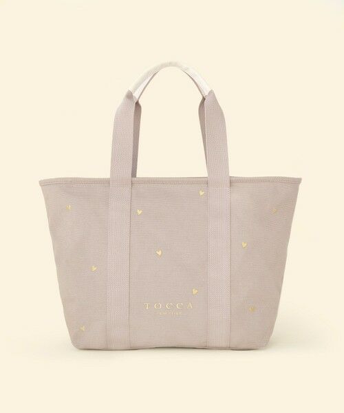 TOCCA / トッカ トートバッグ | 【chayさん着用・WEB＆一部店舗限定】LUCKY SHOWER TRAVELING TOTE トラベルキャンバストート（ベージュ系）