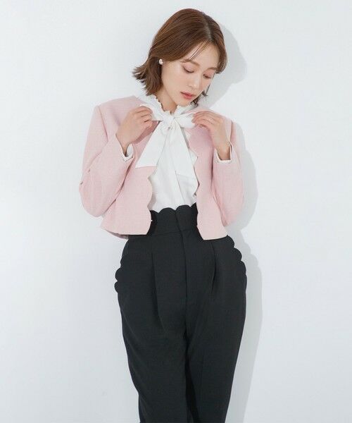 TOCCA / トッカ ノーカラージャケット | 【chayさん着用】CLOVER PROMISE ジャケット | 詳細1