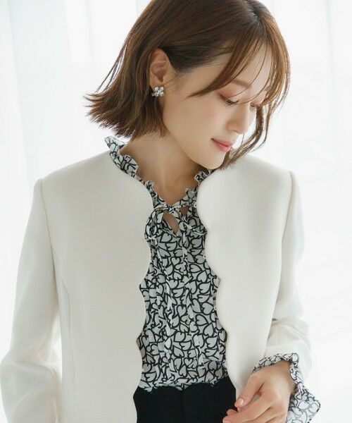 TOCCA / トッカ ノーカラージャケット | CLOVER PROMISE ジャケット | 詳細9