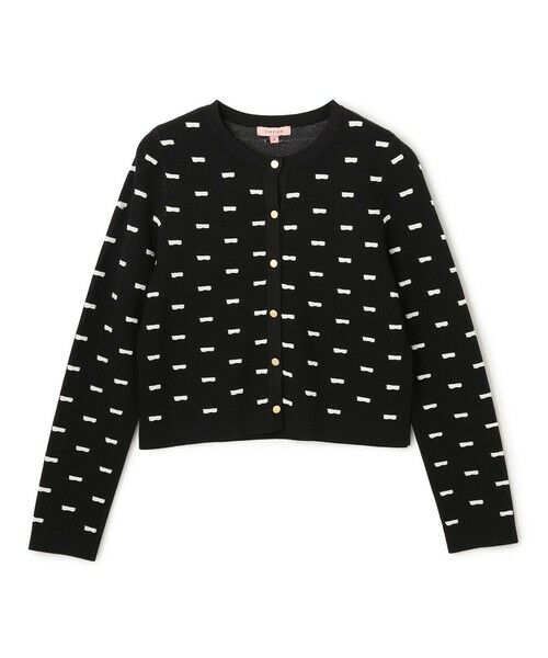 TOCCA / トッカ ニット・セーター | RIBBON BLOOM カーディガン（ブラック系）