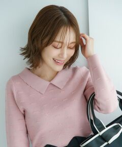 TOCCA / トッカ ニット・セーター | 【chayさん着用】RIBBON BLOOM プルオーバー