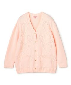 TOCCA / トッカ カーディガン・ボレロ | 【chayさん着用】HEART HUG KNIT カーディガン