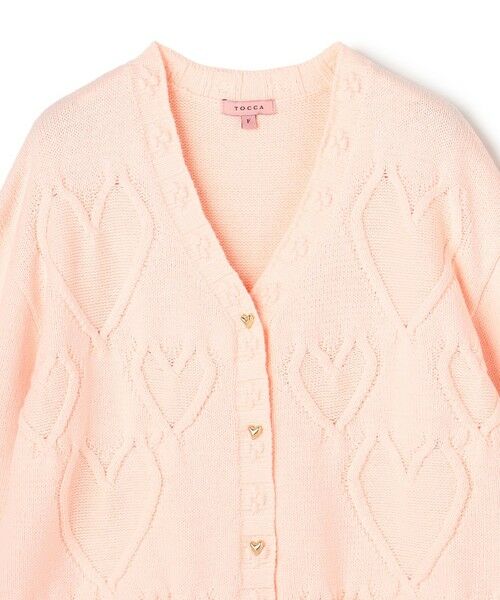 TOCCA / トッカ カーディガン・ボレロ | 【chayさん着用】HEART HUG KNIT カーディガン | 詳細4