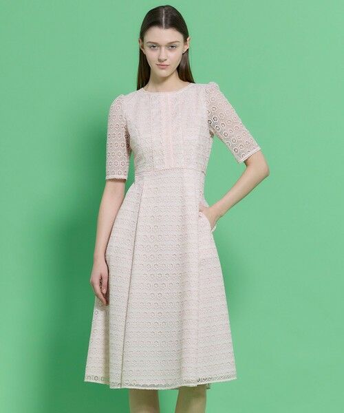 TOCCA / トッカ ロング・マキシ丈ワンピース | CRYSTAL LABYRINTH ドレス（ピンク系）