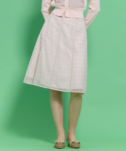 TOCCA / トッカ ミニ・ひざ丈スカート | CRYSTAL LABYRINTH スカート（ピンク系）