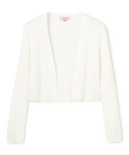 TOCCA / トッカ カーディガン・ボレロ | 【鈴木ゆうかさん着用】EYELET AJISAI ボレロ | 詳細4