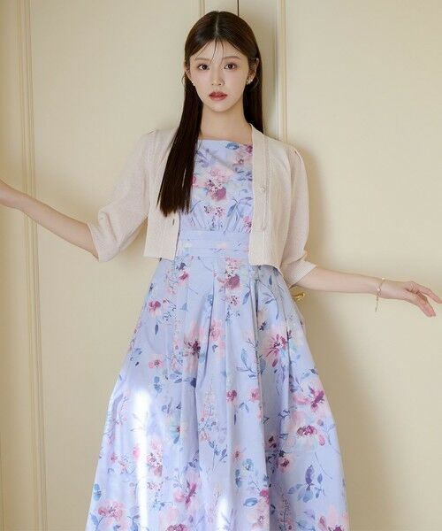 TOCCA / トッカ ロング・マキシ丈ワンピース | 【鈴木ゆうかさん着用・00サイズあり】FLORAL BLISS ドレス | 詳細1