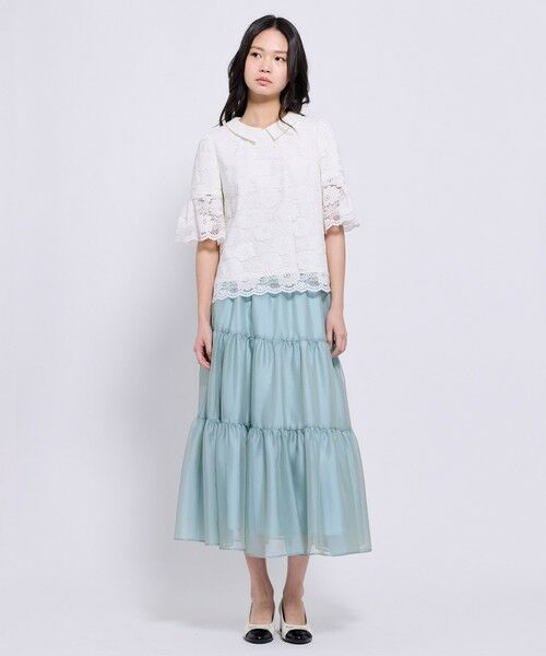 TOCCA / トッカ ミニ・ひざ丈スカート | 【鈴木ゆうかさん着用】CRYSTAL SHEER スカート | 詳細6