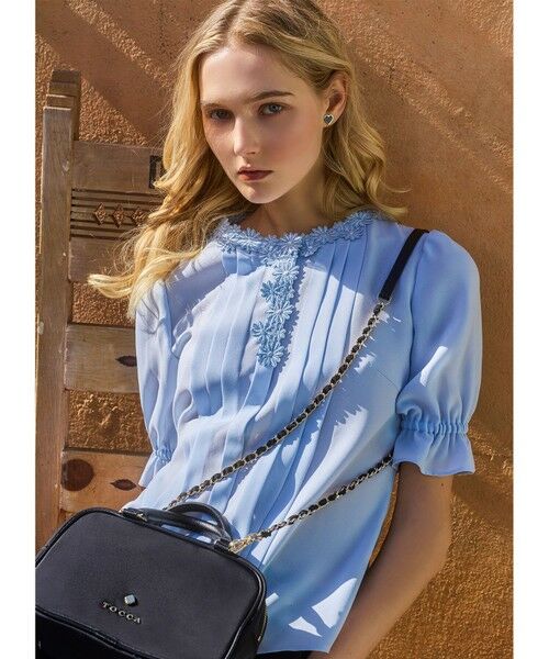 TOCCA / トッカ シャツ・ブラウス | CHARMING DAISY ブラウス（スカイブルー系）
