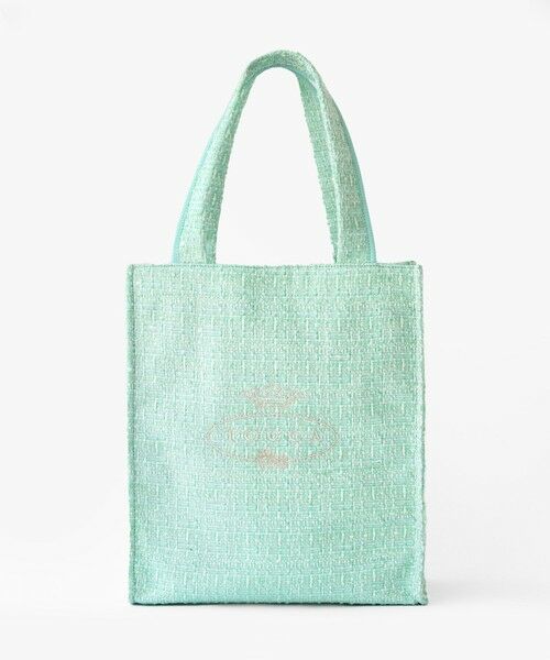 TOCCA / トッカ トートバッグ | 【キャンセル分販売！】【百田夏菜子さん着用・A4サイズ対応】COLOR OF GLORY CUSTOMIZED BAG カスタマイズ トートバッグ（グリーンツイード×ホールマーク）