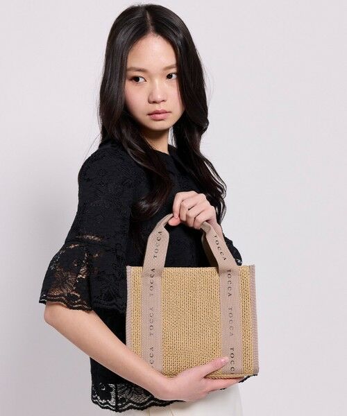 TOCCA / トッカ かごバック | 【WEB＆一部店舗限定】DANCING TOCCA SQUARE SUMMER TOTE かごバッグ | 詳細6