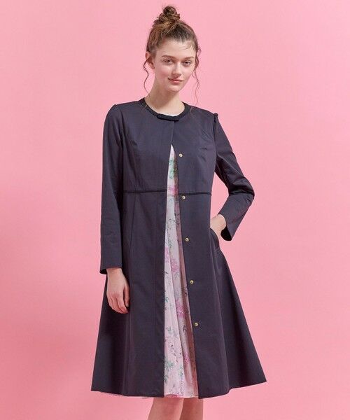 TOCCA / トッカ その他アウター | BOW MELODY コート（ネイビー系5）