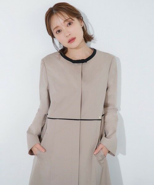 TOCCA / トッカ その他アウター | 【chayさん着用】BOW MELODY コート（ベージュ系）