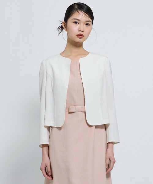 TOCCA / トッカ ノーカラージャケット | 【松木育未さん着用】BRIGHT BREEZE ジャケット | 詳細1