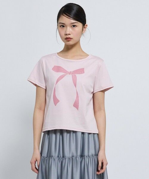 TOCCA / トッカ カットソー | SWEET LOVE Tシャツ（ピンク系）