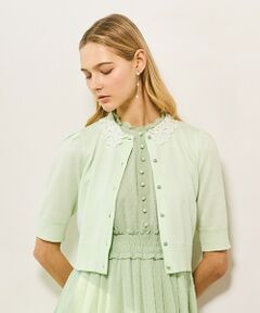 TOCCA / トッカ カーディガン・ボレロ | 【chayさん着用】MOONLIT MUSE SHORTSLEEVE カーディガン