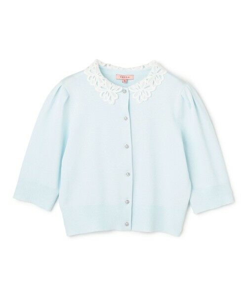 TOCCA / トッカ カーディガン・ボレロ | 【chayさん着用】MOONLIT MUSE SHORTSLEEVE カーディガン（スカイブルー系）