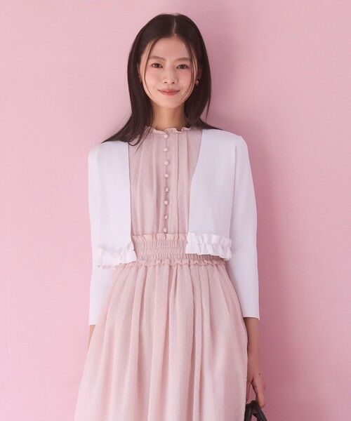 TOCCA / トッカ カーディガン・ボレロ | 【松木育未さん着用】WHIP AIR BOLERO ボレロ（アイボリー系）