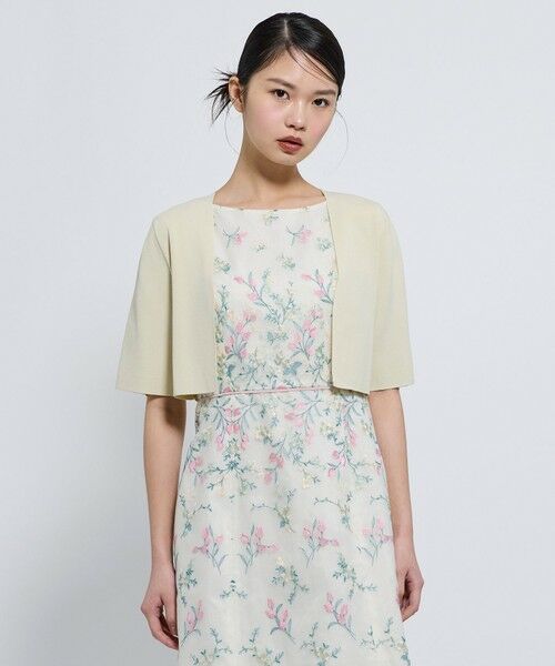 TOCCA / トッカ カーディガン・ボレロ | 【松木育未さん着用】CREPE BOLERO ボレロ（イエロー系）