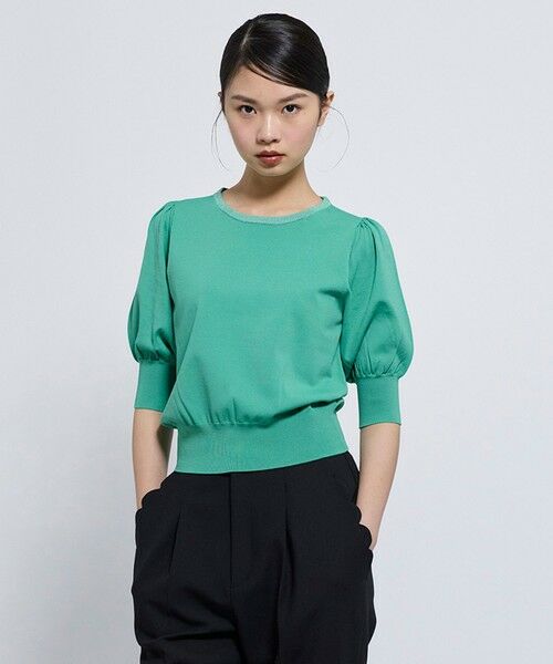 TOCCA / トッカ ニット・セーター | BALOON ニットプルオーバー(グリーン系)