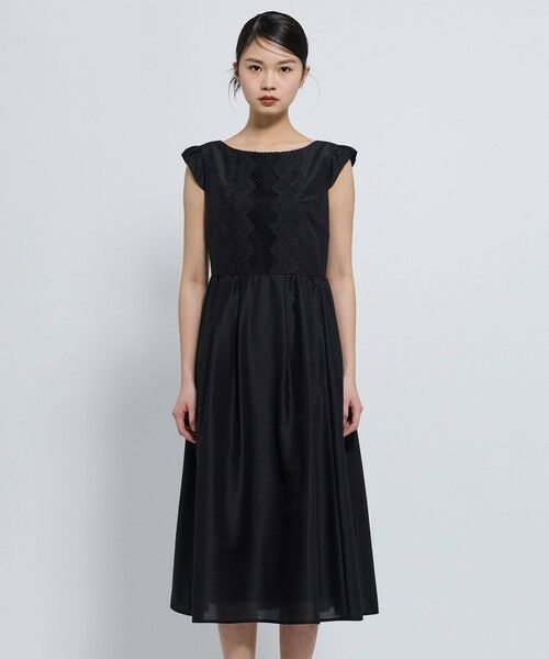 TOCCA / トッカ ロング・マキシ丈ワンピース | CHANDELIER LACE ドレス(ブラック系)