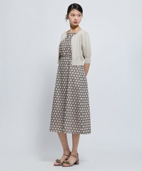 TOCCA / トッカ ロング・マキシ丈ワンピース | GLASS MOTIF DRESS ドレス | 詳細13