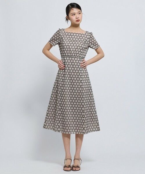 TOCCA / トッカ ロング・マキシ丈ワンピース | GLASS MOTIF DRESS ドレス | 詳細14