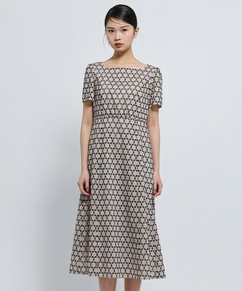 TOCCA / トッカ ロング・マキシ丈ワンピース | GLASS MOTIF DRESS ドレス(ブラック系7)