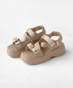 TOCCA / トッカ サンダル | CROSSING RIBBON SPORTS SANDALS サンダル