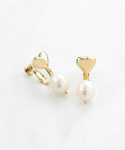 TOCCA / トッカ ピアス・イヤリング | FULL HEART EARRINGS 淡水パールイヤリング【星風まどかさん着用】 | 詳細3