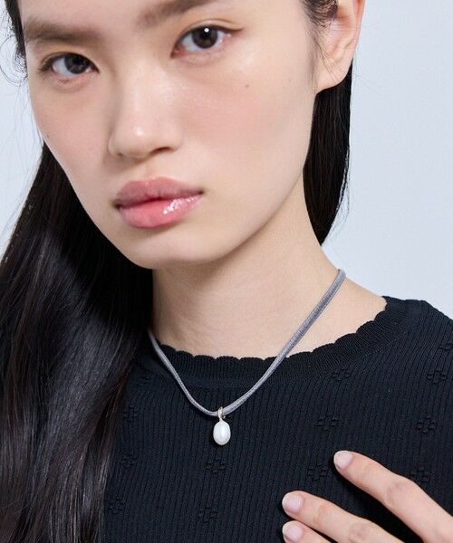 TOCCA / トッカ ネックレス・ペンダント・チョーカー | TIED WITH PEARL NECKLACE ネックレス（ライトグレー系）