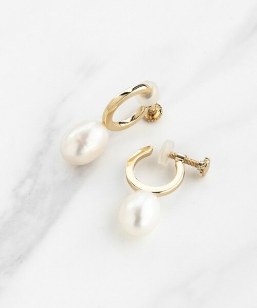 TOCCA / トッカ ネックレス・ペンダント・チョーカー | DROP PEARL HOOP EARRINGS 淡水パールイヤリング【星風まどかさん着用】 | 詳細7