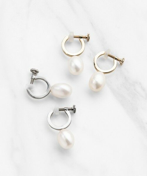 TOCCA / トッカ ネックレス・ペンダント・チョーカー | DROP PEARL HOOP EARRINGS 淡水パールイヤリング【星風まどかさん着用】 | 詳細8