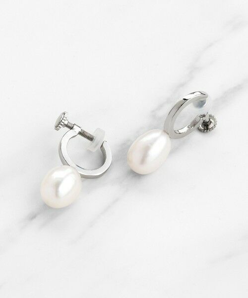 TOCCA / トッカ ネックレス・ペンダント・チョーカー | DROP PEARL HOOP EARRINGS 淡水パールイヤリング【星風まどかさん着用】 | 詳細13