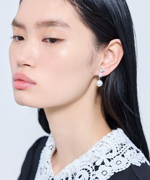 TOCCA / トッカ ピアス・イヤリング | TROIS BIJOUX＆PEARL EARRING イヤリング（シルバー系）