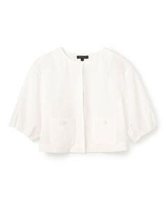 TOCCA / トッカ ノーカラージャケット | 【星風まどかさん着用】LUMINOUS VEIL ジャケット