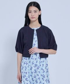 TOCCA / トッカ ノーカラージャケット | 【再入荷！・星風まどかさん着用・新色追加】LUMINOUS VEIL ジャケット
